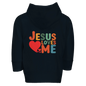 He Loves Me Christian Toddler Zip Fleece Hooded Sweatshirt - ClaimedbyGodDesigns