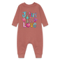 He Loves Us Christian Baby Fleece Onesie - ClaimedbyGodDesigns