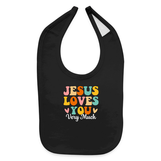 He Loves You Very Much Christian Baby Bib - ClaimedbyGodDesigns