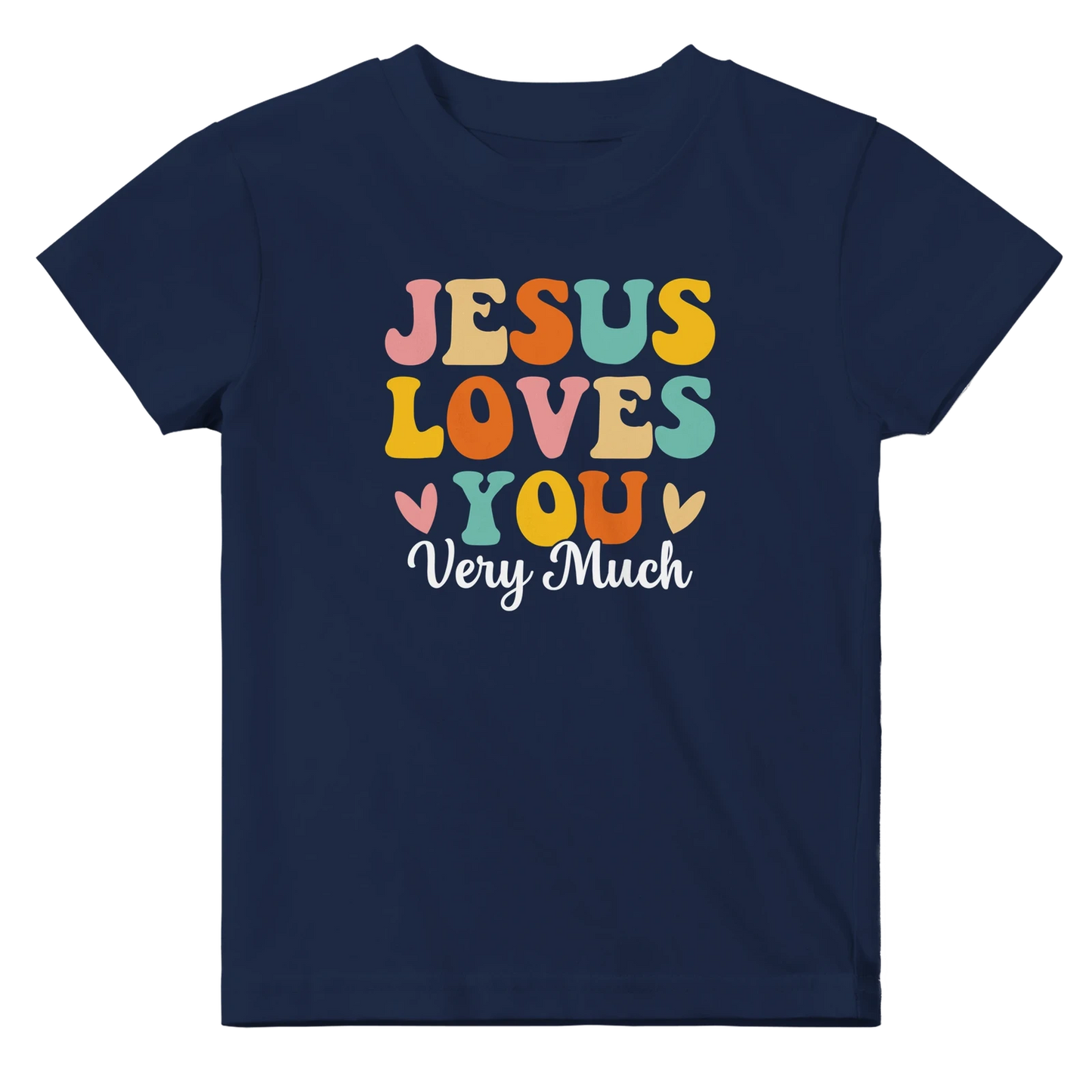 He Loves You Very Much Christian Baby Crewneck T-shirt - ClaimedbyGodDesigns