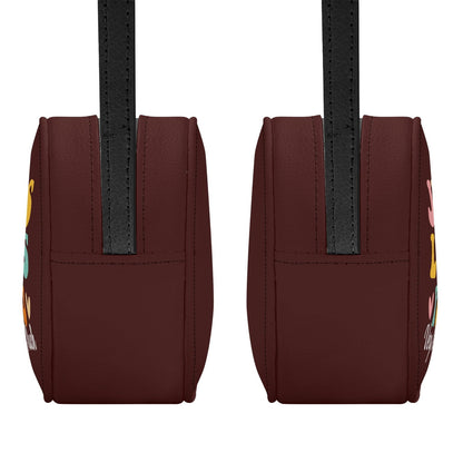 He Loves You Very Much Christian Kids PU Small Round Bag Children Purse - ClaimedbyGodDesigns