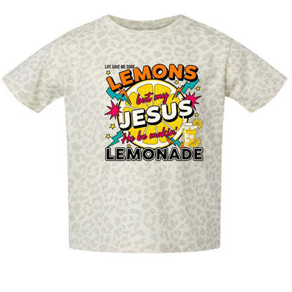 He Makes Lemonade Toddler Christian T-shirt - ClaimedbyGodDesigns