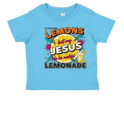 He Makes Lemonade Toddler Christian T-shirt - ClaimedbyGodDesigns