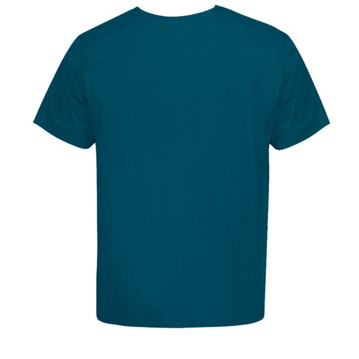 He Never Fails Unisex 1-Pocket Tuckable V-Neck Medical Scrub Top - ClaimedbyGodDesigns