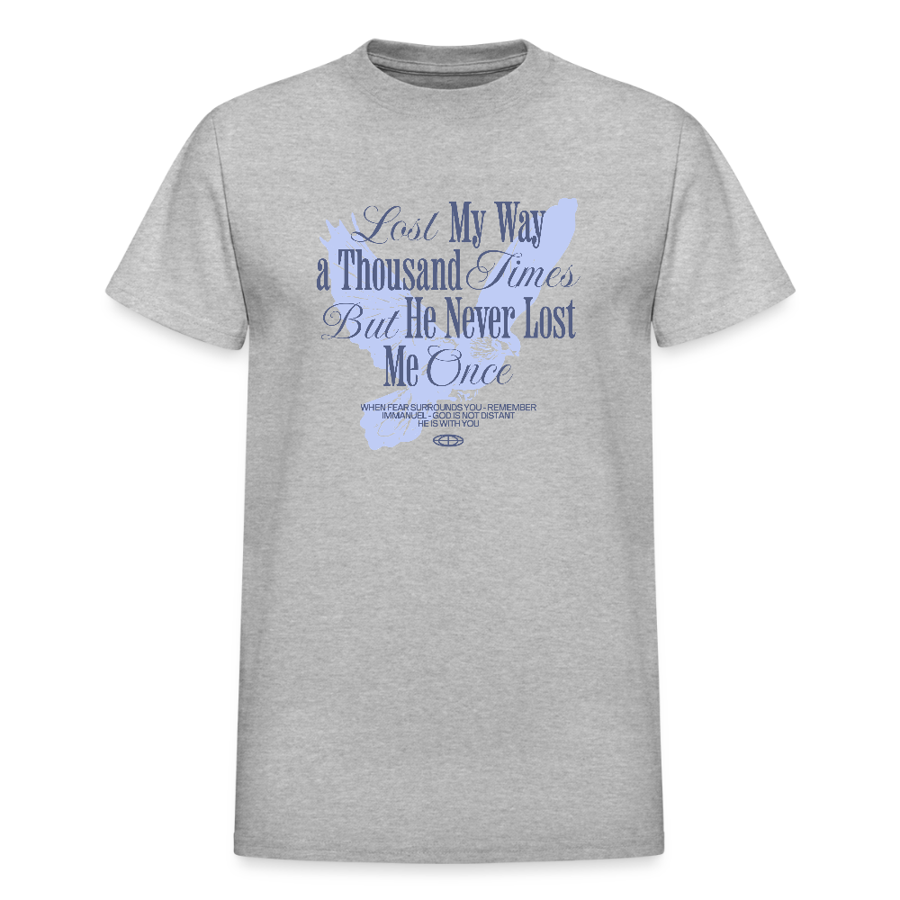 He Never Lost Me Once Unisex Ultra Cotton Adult T-Shirt - ClaimedbyGodDesigns