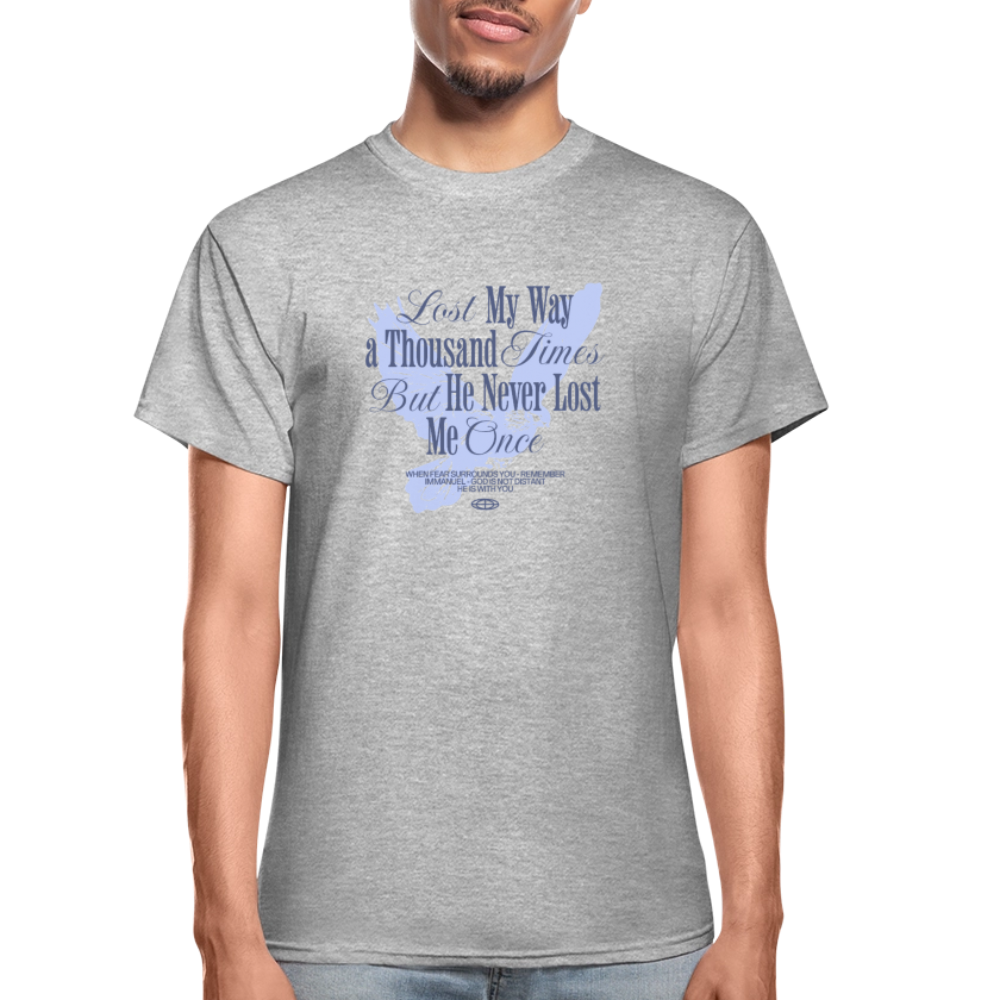 He Never Lost Me Once Unisex Ultra Cotton Adult T-Shirt - ClaimedbyGodDesigns