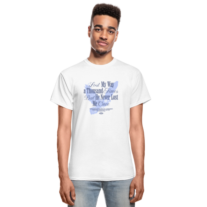 He Never Lost Me Once Unisex Ultra Cotton Adult T-Shirt - ClaimedbyGodDesigns