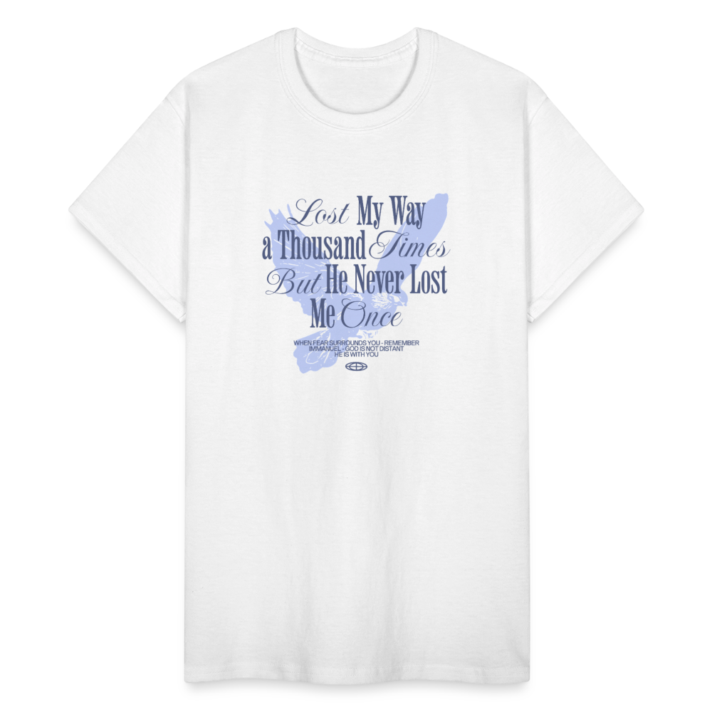 He Never Lost Me Once Unisex Ultra Cotton Adult T-Shirt - ClaimedbyGodDesigns