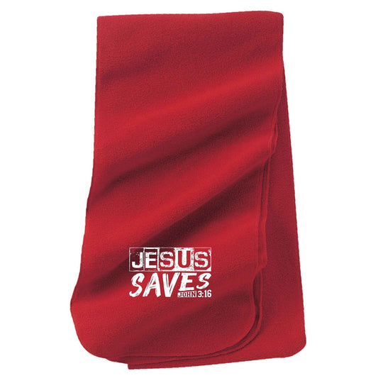 He Saves Christian Scarf - ClaimedbyGodDesigns