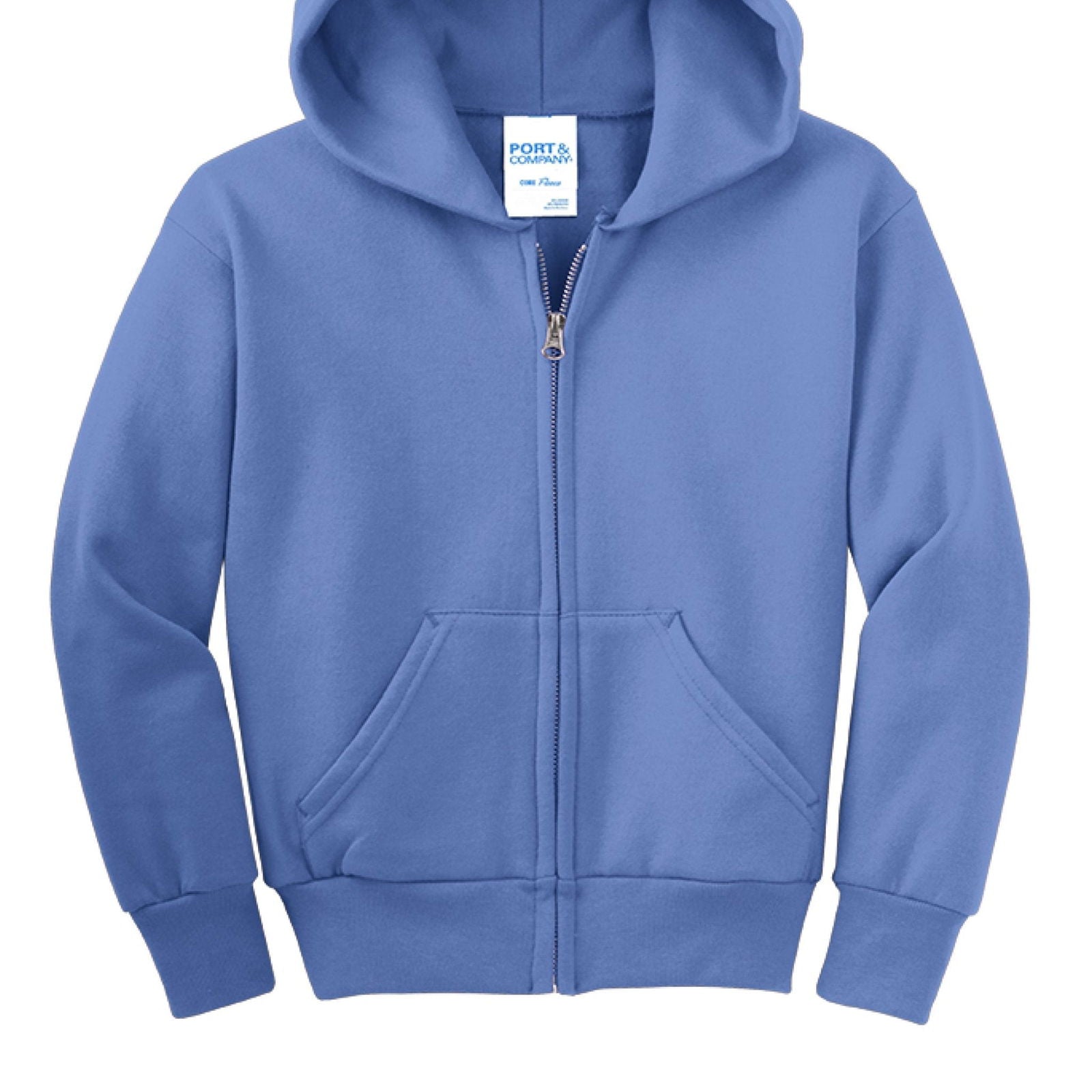 He Saves Youth Christian Full-Zip Fleece Hooded Sweatshirt - ClaimedbyGodDesigns