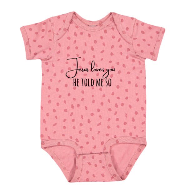 He Told Me So Christian Baby Jumpsuit - ClaimedbyGodDesigns