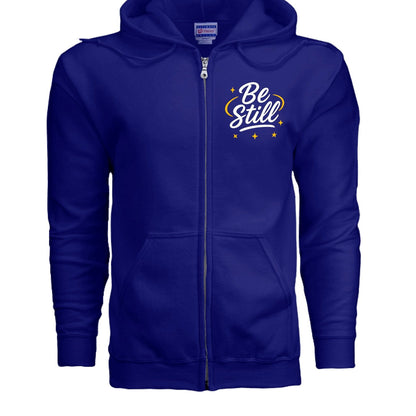 He Will Fight For You Unisex Christian Full-zip Hooded Sweatshirt - ClaimedbyGodDesigns