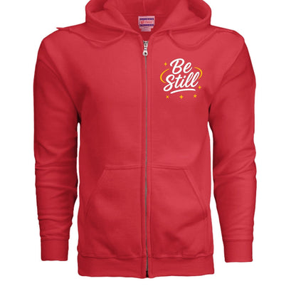 He Will Fight For You Unisex Christian Full-zip Hooded Sweatshirt - ClaimedbyGodDesigns