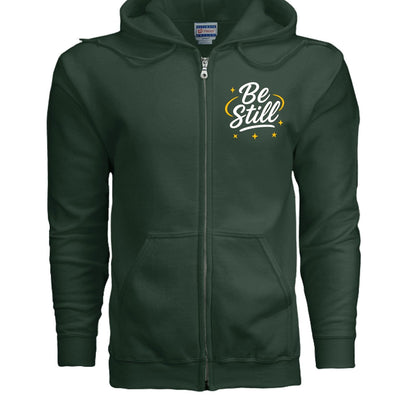 He Will Fight For You Unisex Christian Full-zip Hooded Sweatshirt - ClaimedbyGodDesigns