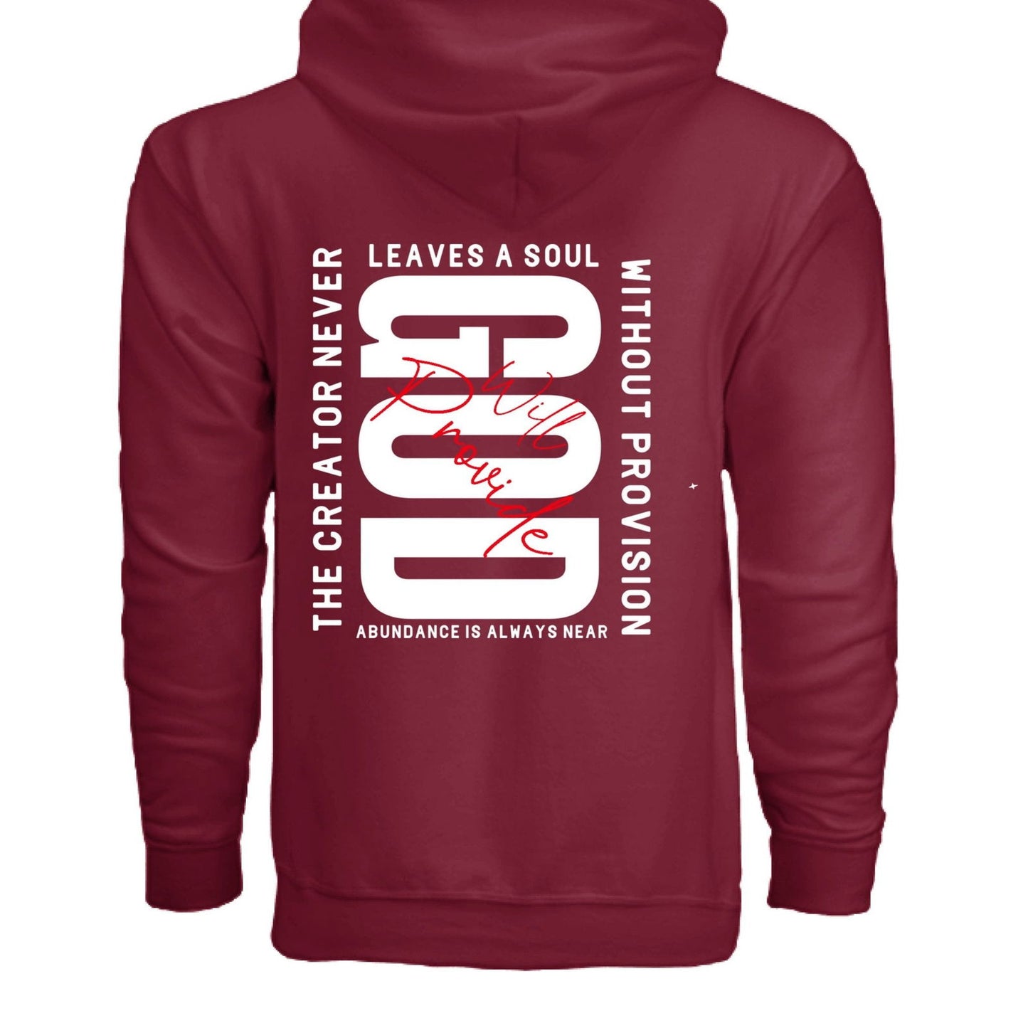 He Will Provide Unisex Full-zip Hooded Sweatshirt - ClaimedbyGodDesigns