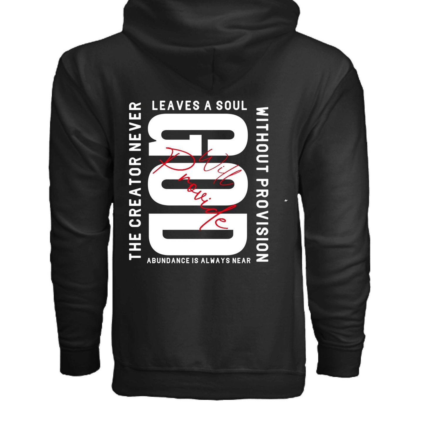 He Will Provide Unisex Full-zip Hooded Sweatshirt - ClaimedbyGodDesigns