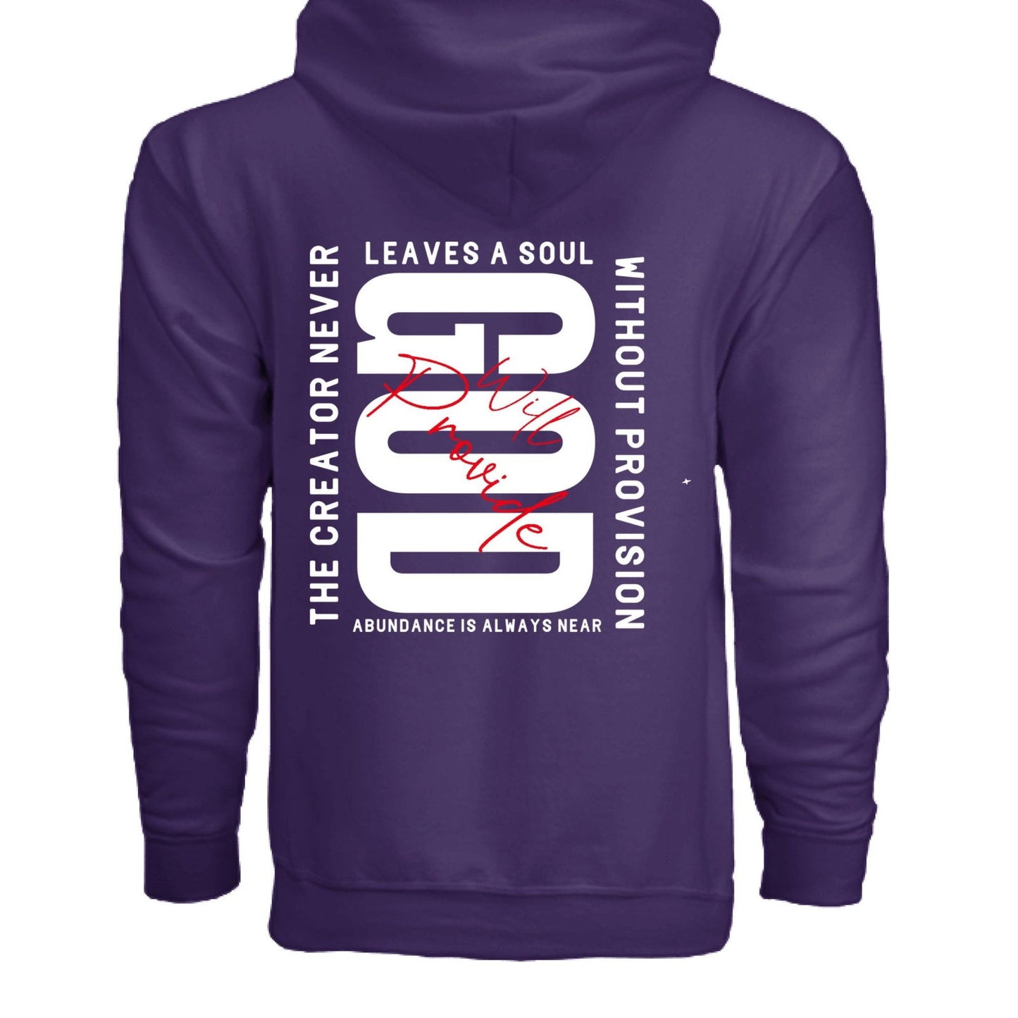 He Will Provide Unisex Full-zip Hooded Sweatshirt - ClaimedbyGodDesigns