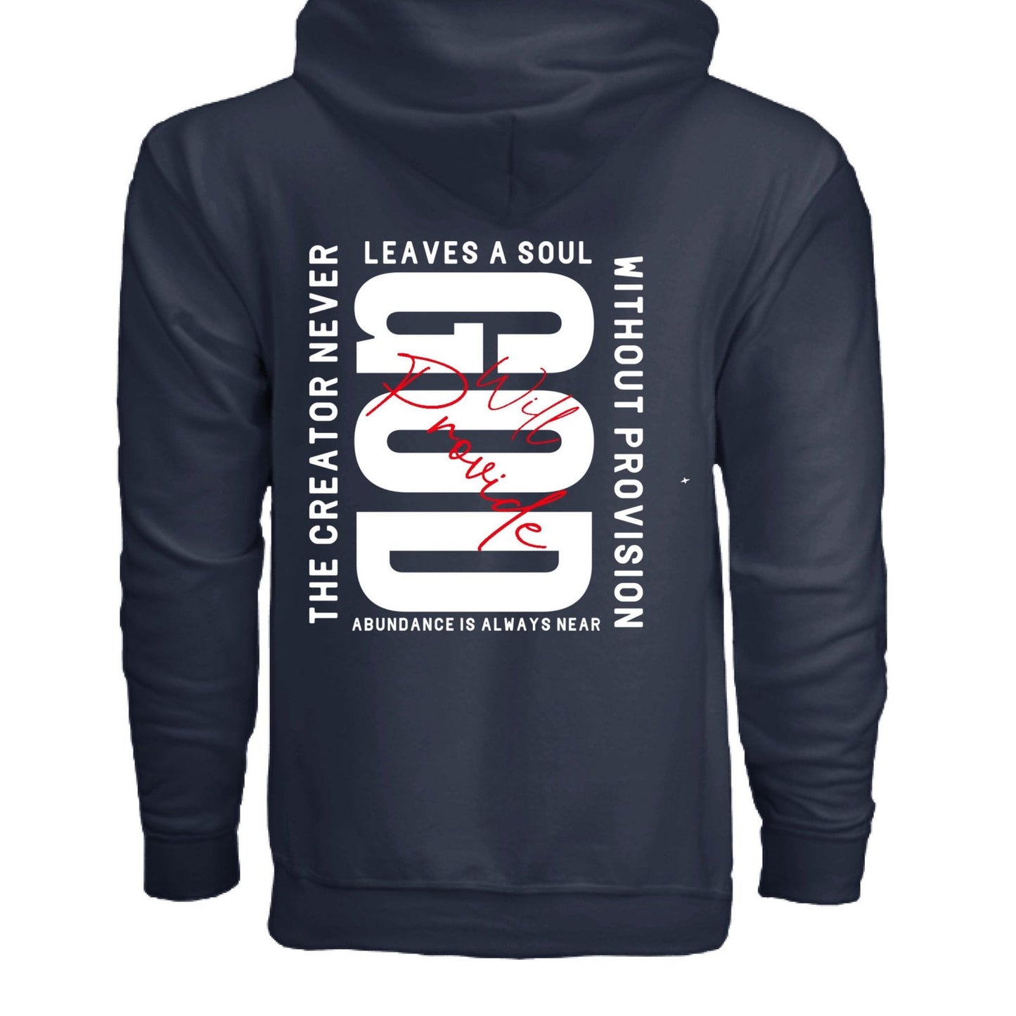 He Will Provide Unisex Full-zip Hooded Sweatshirt - ClaimedbyGodDesigns