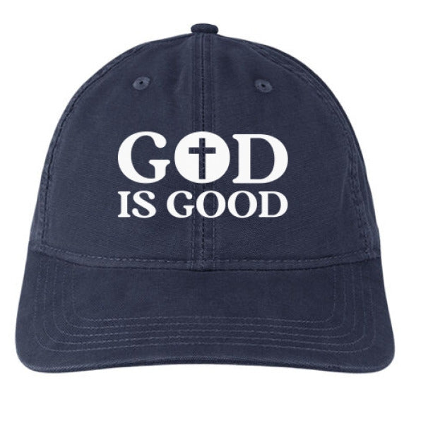 He is good Adult Christian Hat - ClaimedbyGodDesigns
