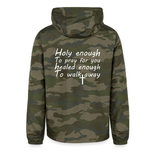 Healed Enough Christian Unisex Lightweight Windbreaker Jacket - ClaimedbyGodDesigns