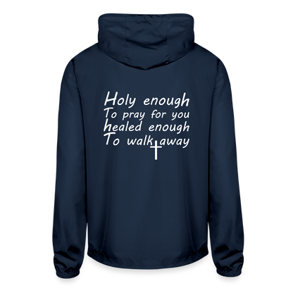 Healed Enough Christian Unisex Lightweight Windbreaker Jacket - ClaimedbyGodDesigns