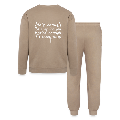 Healed Enough Christian Unisex Lounge Wear Set Outfit - ClaimedbyGodDesigns