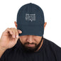Healed Enough Unisex Christian Adult Distressed Dad Hat - ClaimedbyGodDesigns