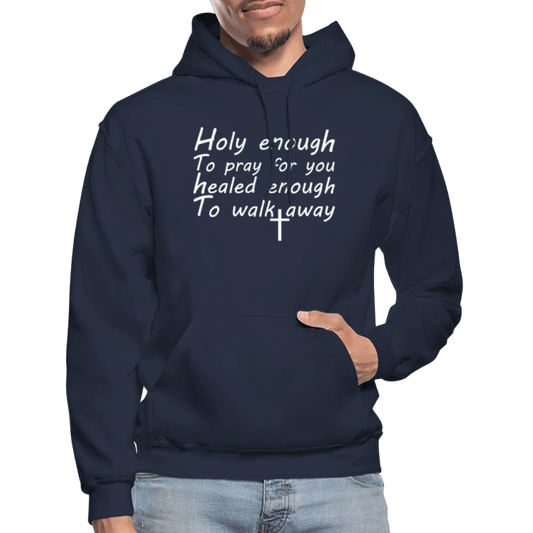 Healed Enough Unisex Christian Heavy Blend Adult Hoodie - ClaimedbyGodDesigns