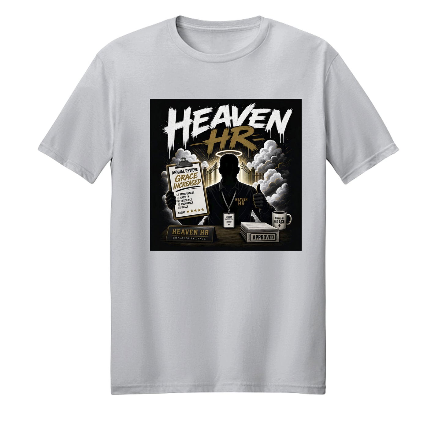 Heaven HR Unisex Christian T-shirt - ClaimedbyGodDesigns
