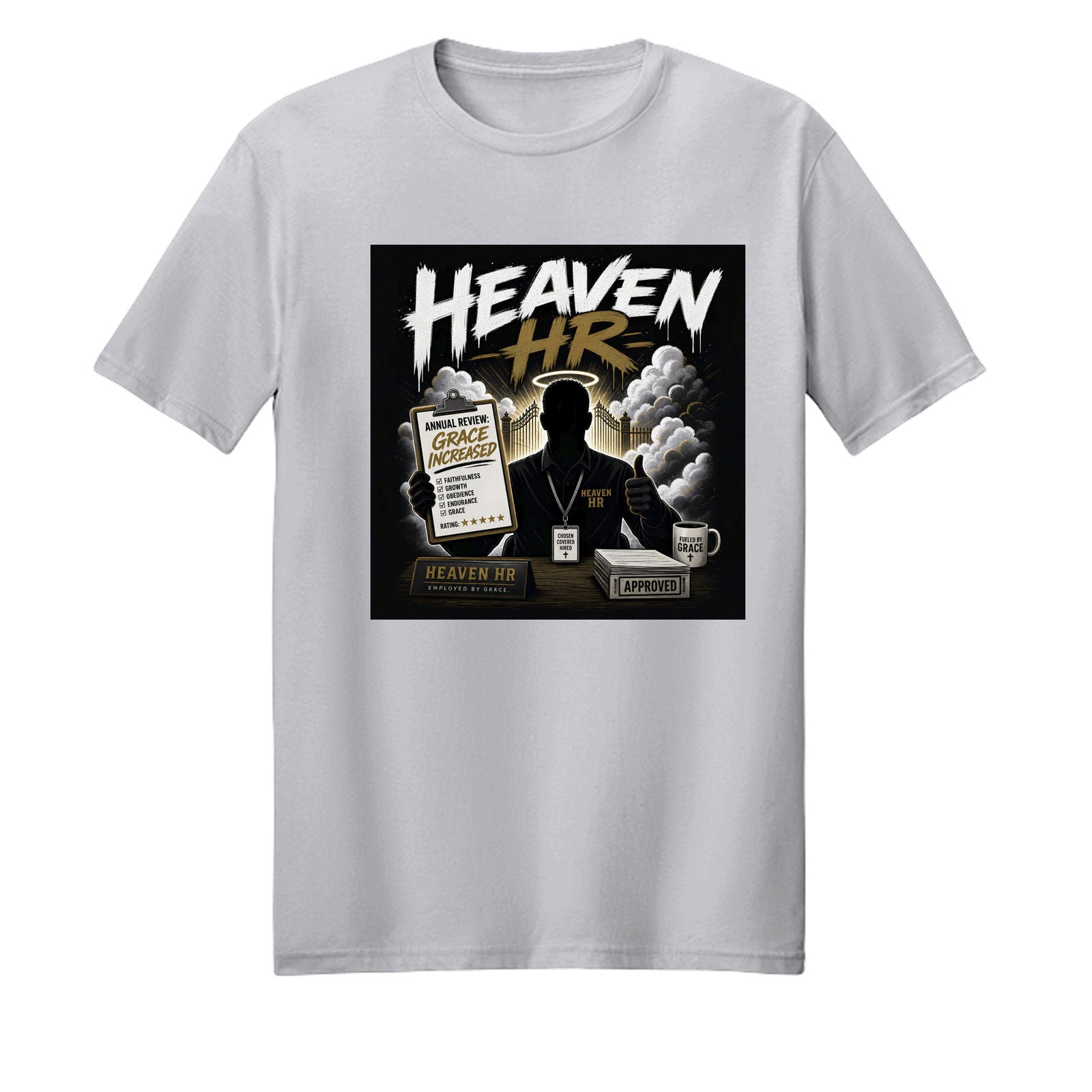 Heaven HR Unisex Christian T-shirt - ClaimedbyGodDesigns