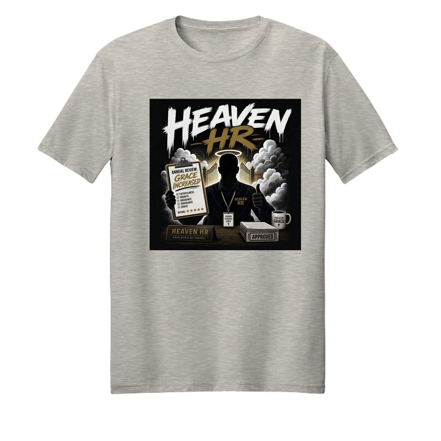 Heaven HR Unisex Christian T-shirt - ClaimedbyGodDesigns