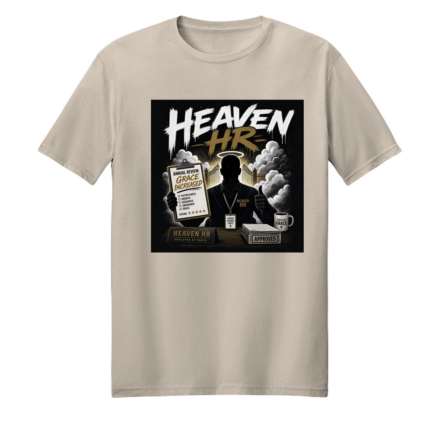Heaven HR Unisex Christian T-shirt - ClaimedbyGodDesigns