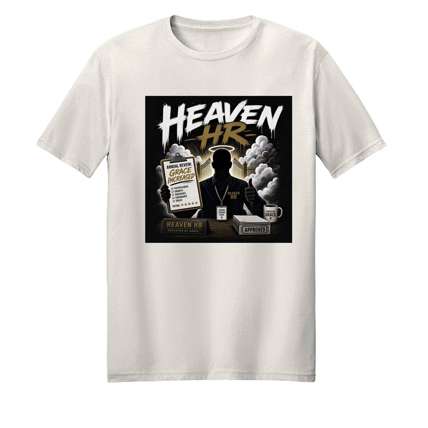Heaven HR Unisex Christian T-shirt - ClaimedbyGodDesigns