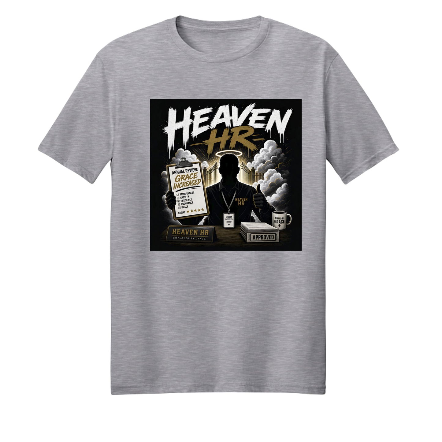 Heaven HR Unisex Christian T-shirt - ClaimedbyGodDesigns