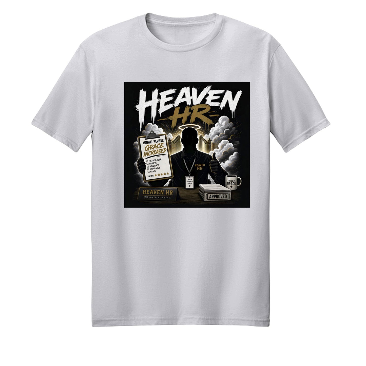 Heaven HR Unisex Christian T-shirt - ClaimedbyGodDesigns