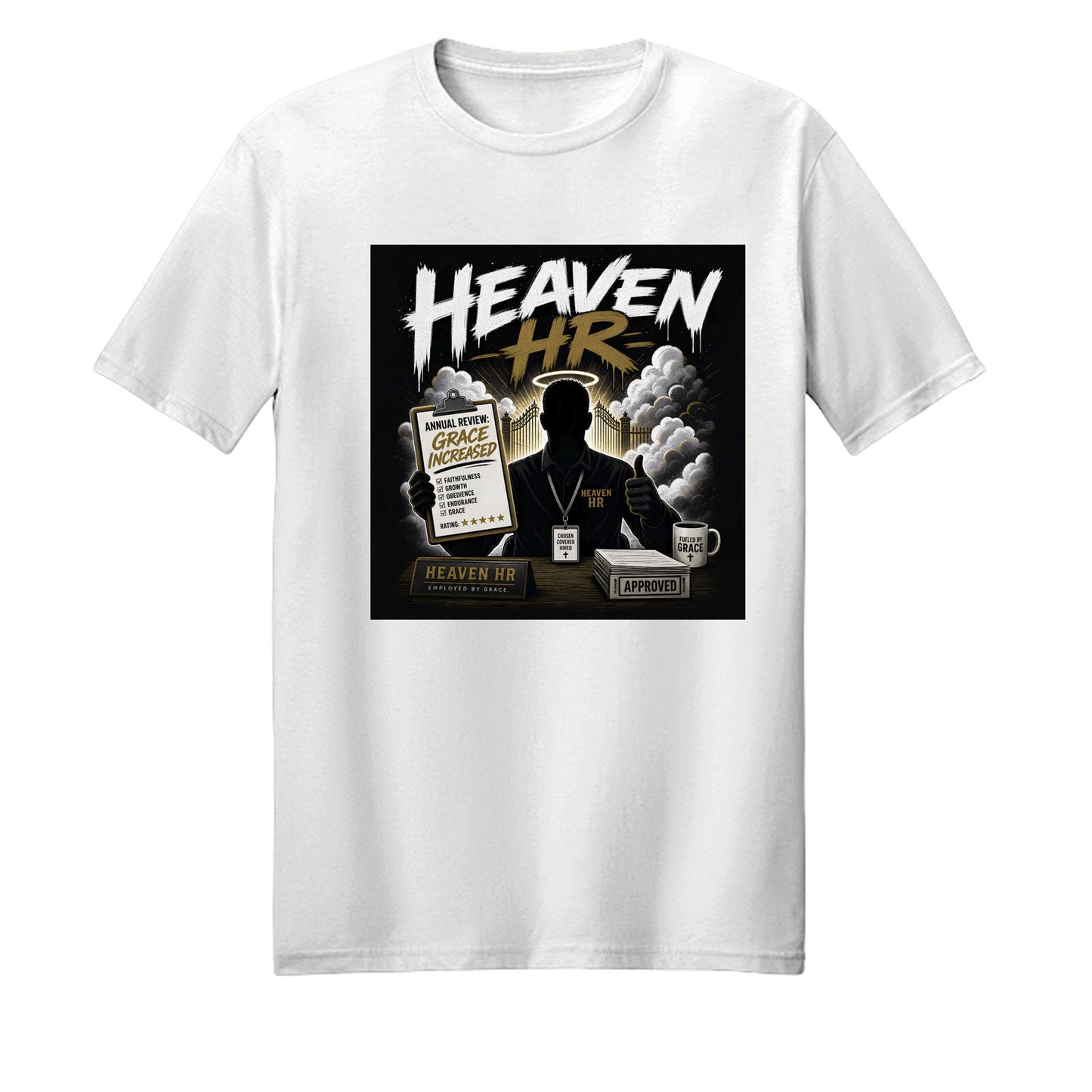 Heaven HR Unisex Christian T-shirt - ClaimedbyGodDesigns