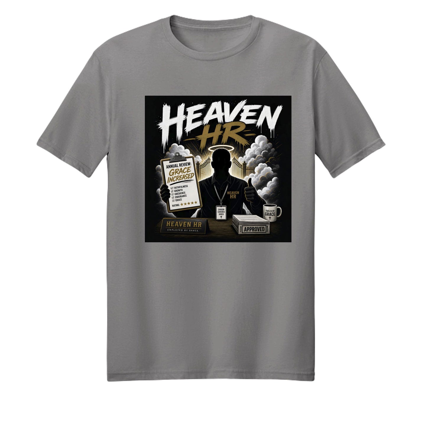 Heaven HR Unisex Christian T-shirt - ClaimedbyGodDesigns