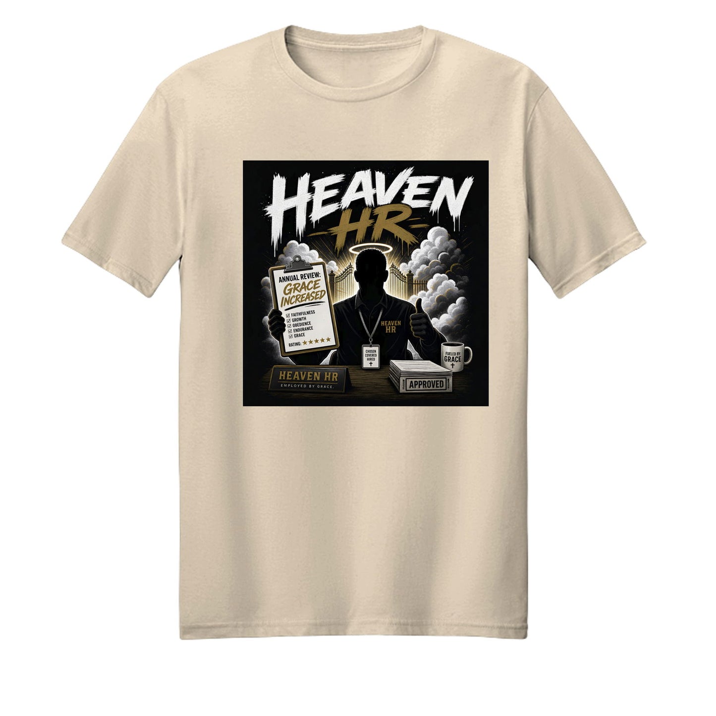 Heaven HR Unisex Christian T-shirt - ClaimedbyGodDesigns