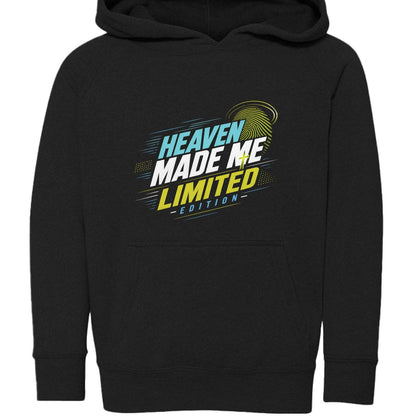 Heaven Made Me Limited Toddler Christian Pullover Hooded Sweatshirt - ClaimedbyGodDesigns