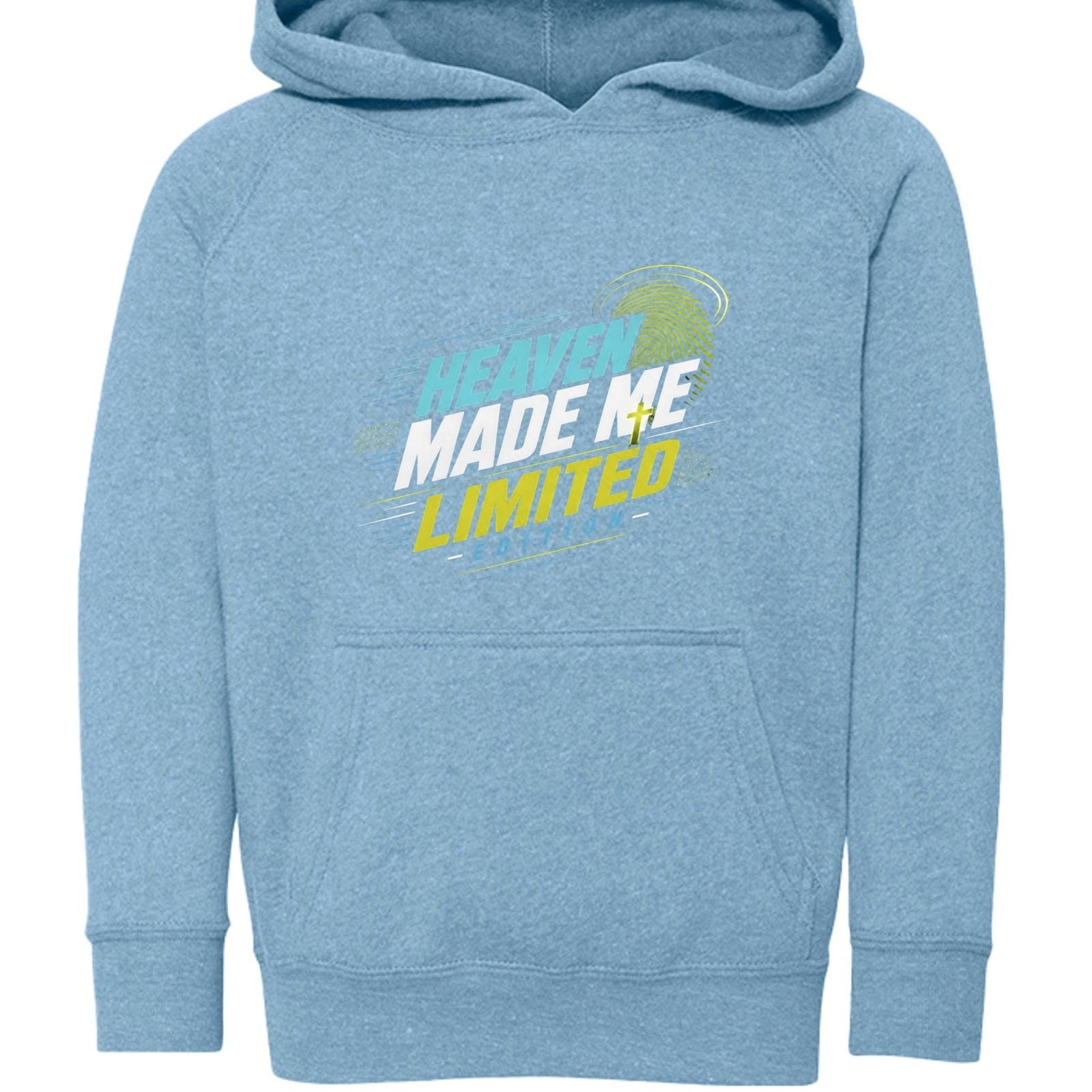 Heaven Made Me Limited Toddler Christian Pullover Hooded Sweatshirt - ClaimedbyGodDesigns
