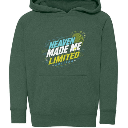 Heaven Made Me Limited Toddler Christian Pullover Hooded Sweatshirt - ClaimedbyGodDesigns