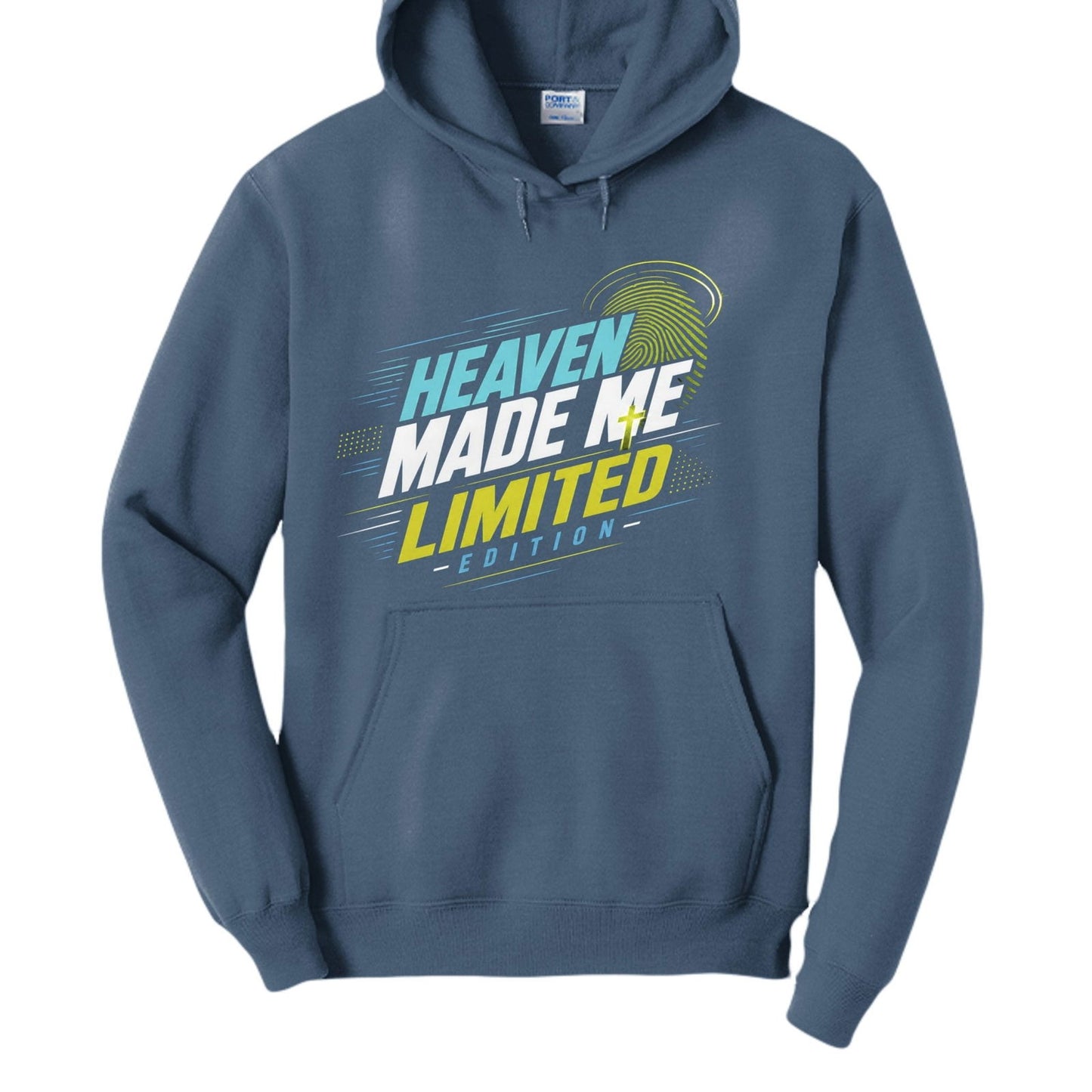 Heaven Made Me Limited Unisex Christian Pullover Hooded Sweatshirt - ClaimedbyGodDesigns