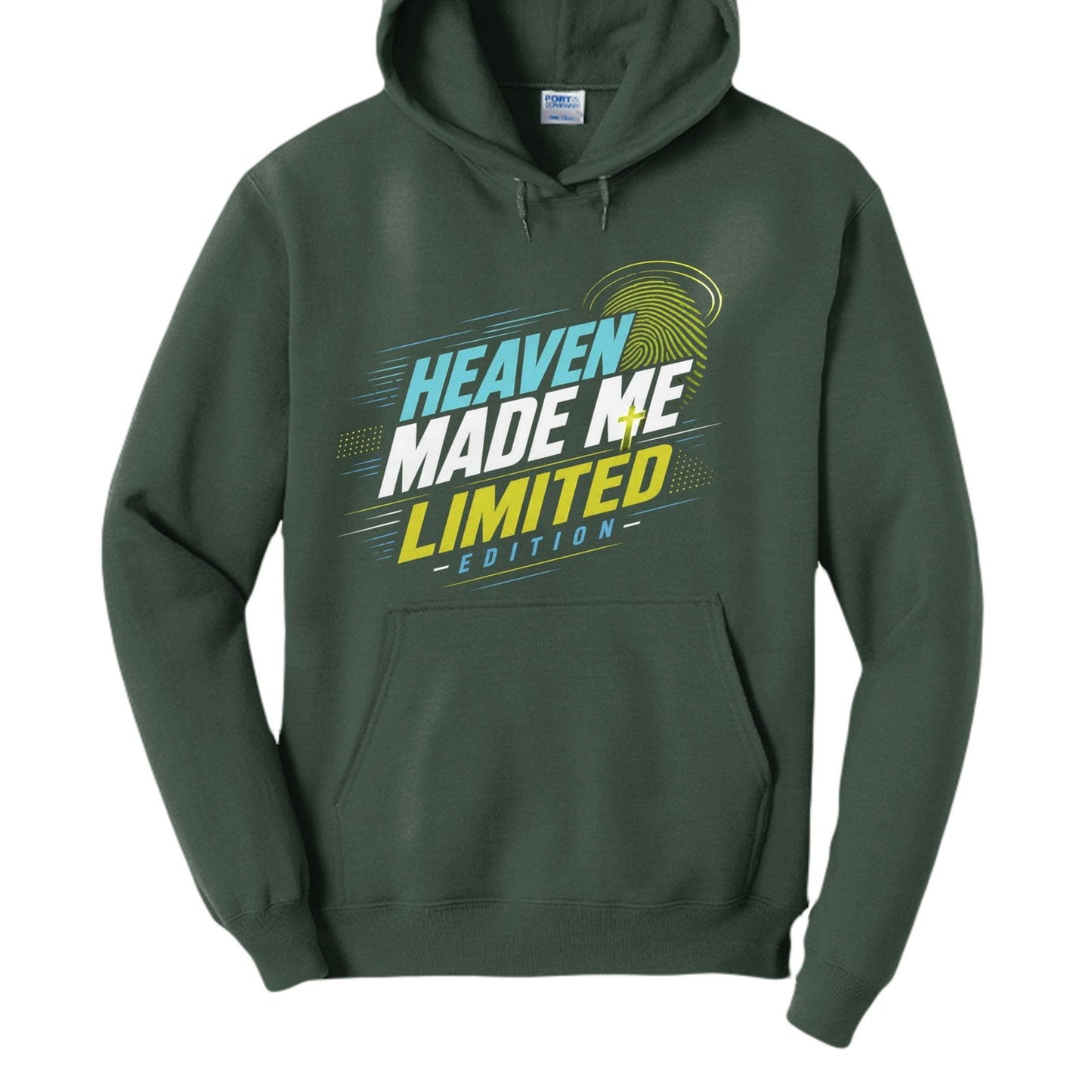 Heaven Made Me Limited Unisex Christian Pullover Hooded Sweatshirt - ClaimedbyGodDesigns