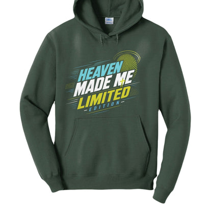 Heaven Made Me Limited Unisex Christian Pullover Hooded Sweatshirt - ClaimedbyGodDesigns