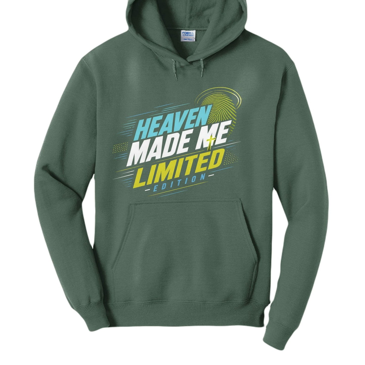 Heaven Made Me Limited Unisex Christian Pullover Hooded Sweatshirt - ClaimedbyGodDesigns