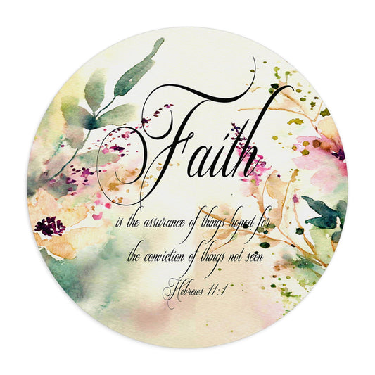 Hebrews 11:1 Faith Is The Assurance Of Things Hoped For The Conviction Of Things Not Seen Christian Computer Mouse Pad - ClaimedbyGodDesigns