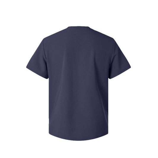 Heir Of The King Men's Christian Platt 3-Pocket V-Neck Premium Medical Scrub Top - ClaimedbyGodDesigns