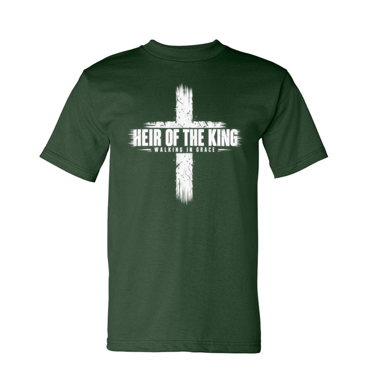 Heir Of The King Men's Christian T-shirt - ClaimedbyGodDesigns