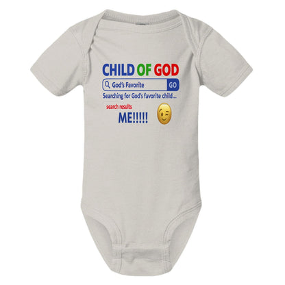 His Child Funny Search Engine Baby Christian Jumpsuit - ClaimedbyGodDesigns