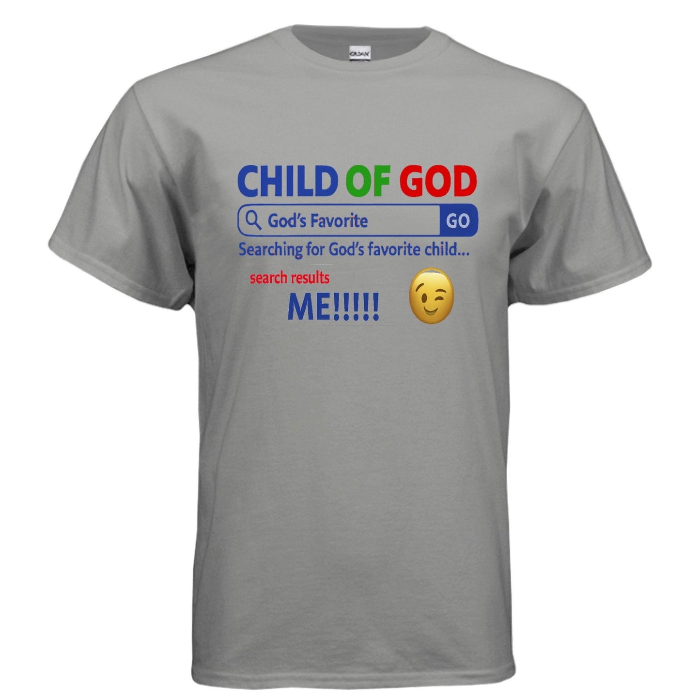 His Child Funny Search Engine Unisex Christian T-shirt - ClaimedbyGodDesigns